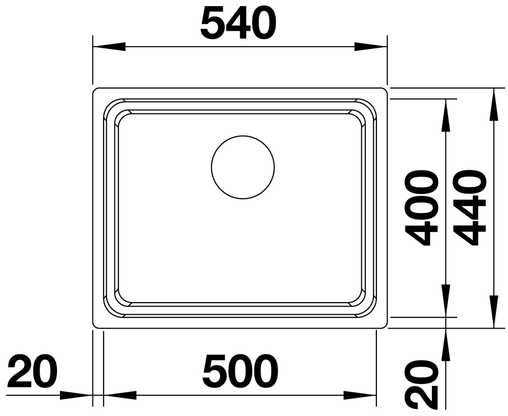 Кухонная мойка Blanco Etagon 500-U 521841 серебристая - ForteMarket Кухонная мойка Blanco Etagon 500-U 521841 серебристая купить,0