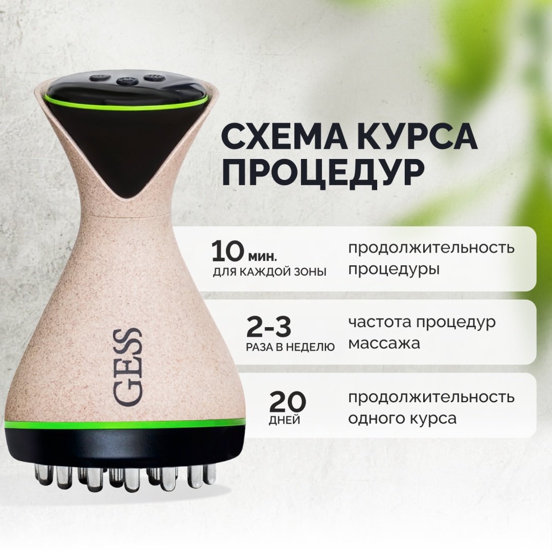 Массажер GESS MIO EMS электромиостимуляция ручной вибрационный купить,0