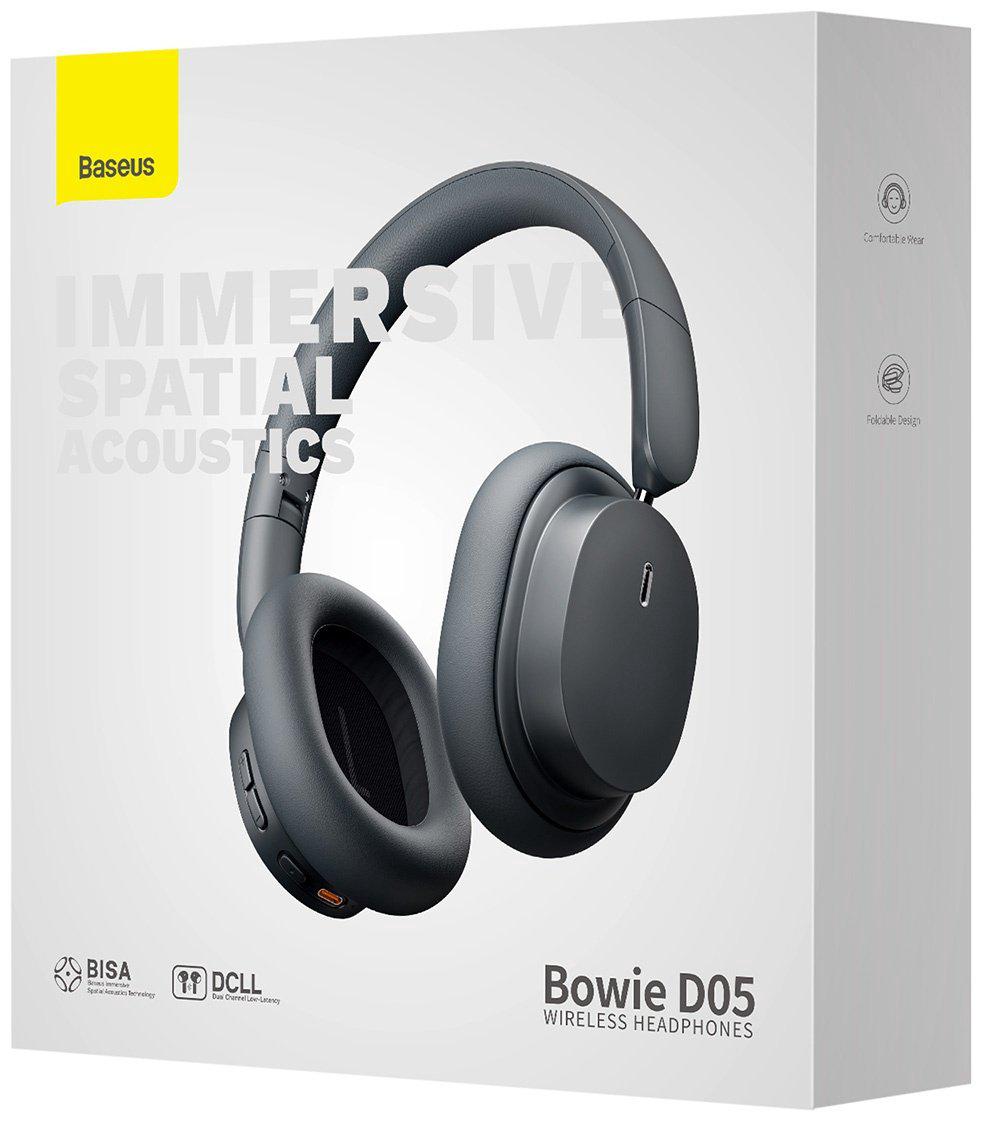Наушники Baseus Bowie D05 серый купить,NaN