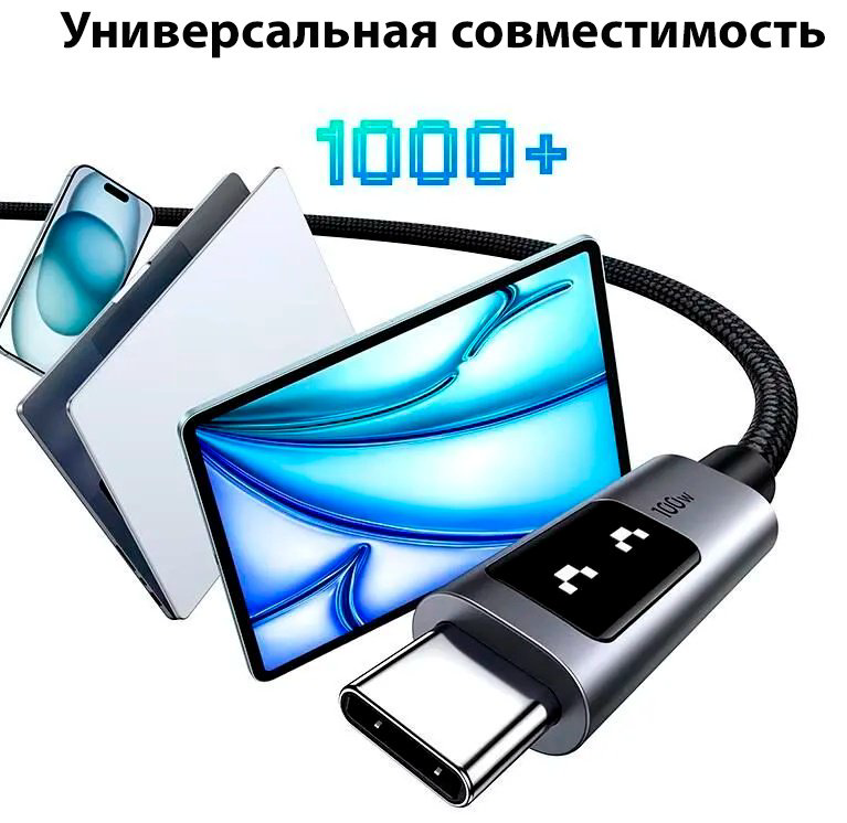 Кабель Ugreen USB Type-C - USB Type-C 1 м L509 35501 купить,NaN