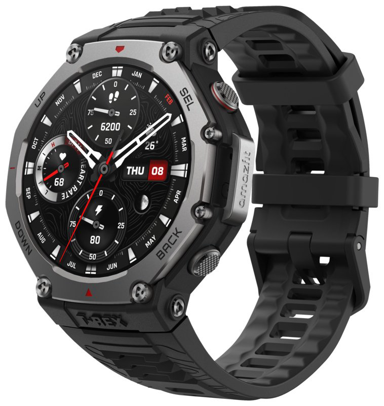 Смарт-часы Amazfit T-Rex 3 49 мм черный купить,NaN