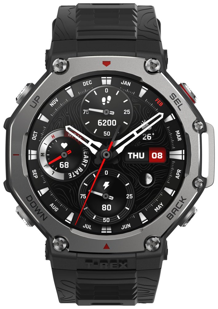 Смарт-часы Amazfit T-Rex 3 49 мм черный купить,0
