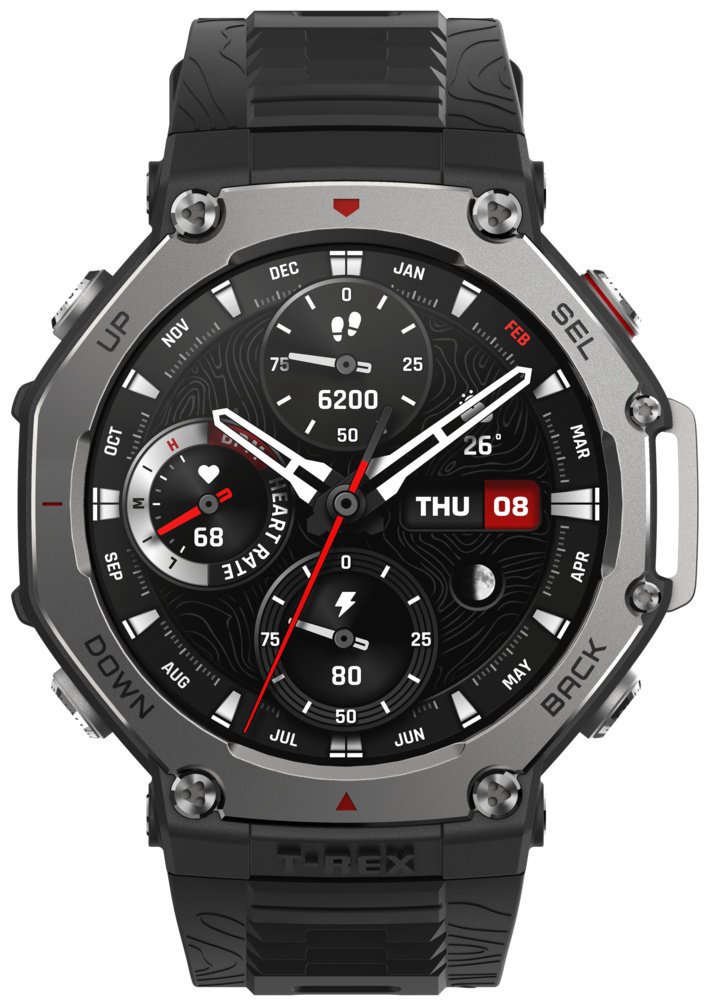 Смарт-часы Amazfit T-Rex 3 49 мм черный купить,NaN
