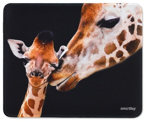 Коврик для мыши Smartbuy Giraffe 280x230x3 рисунок