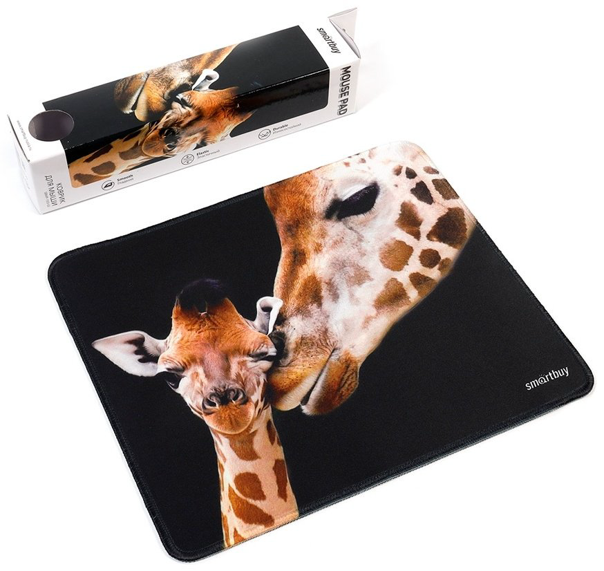 Коврик для мыши Smartbuy Giraffe 280x230x3 рисунок купить,NaN
