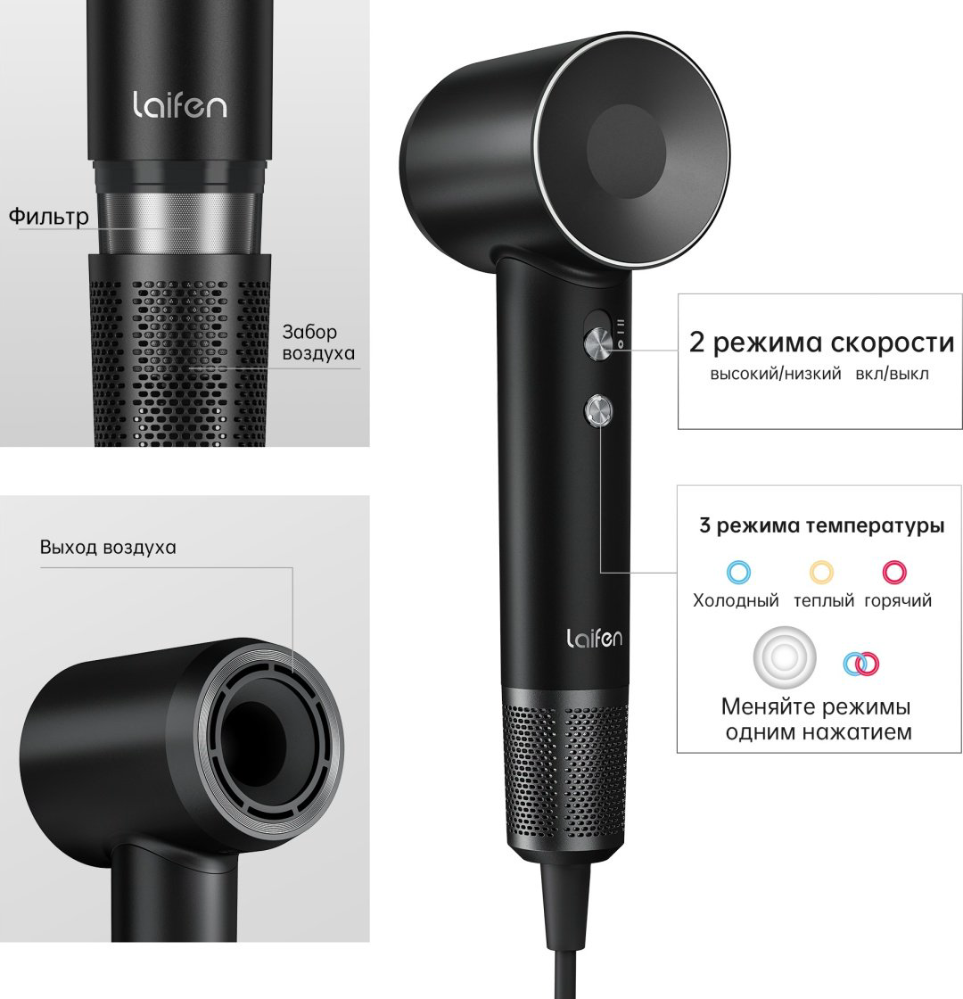 Laifen SWIFT Special фен 1600 Вт купить,65990
