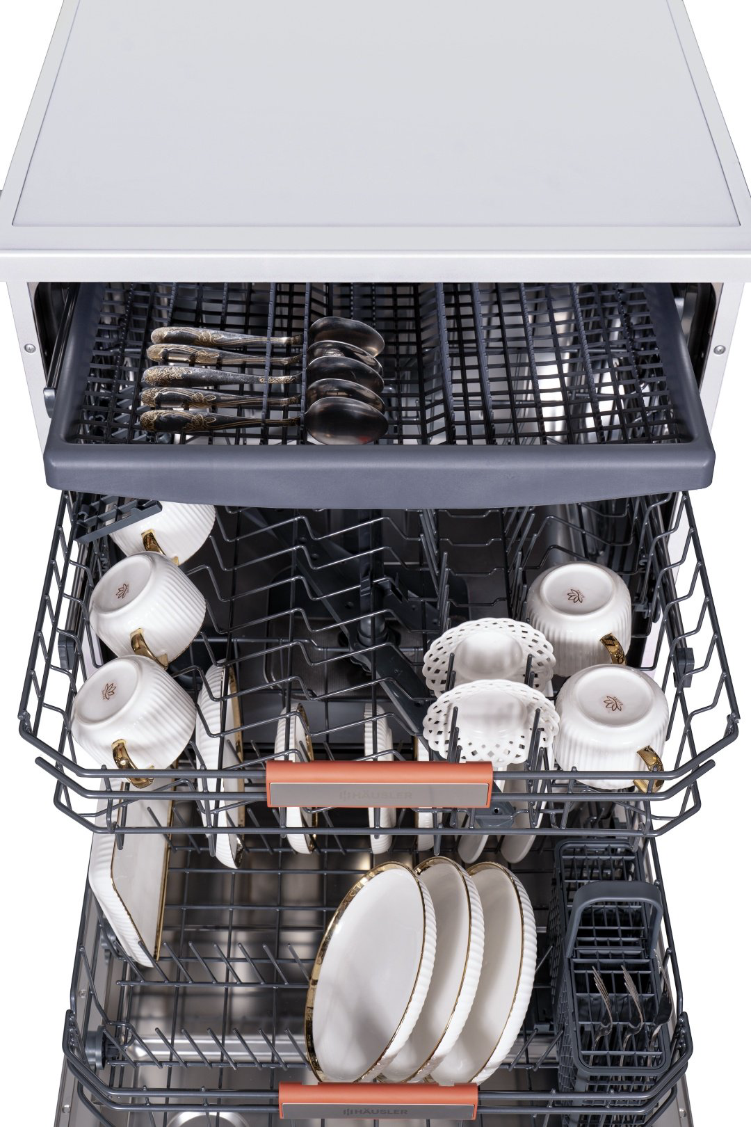 Посудомоечная машина HAUSLER DW14-FS15PWBL белый купить,NaN