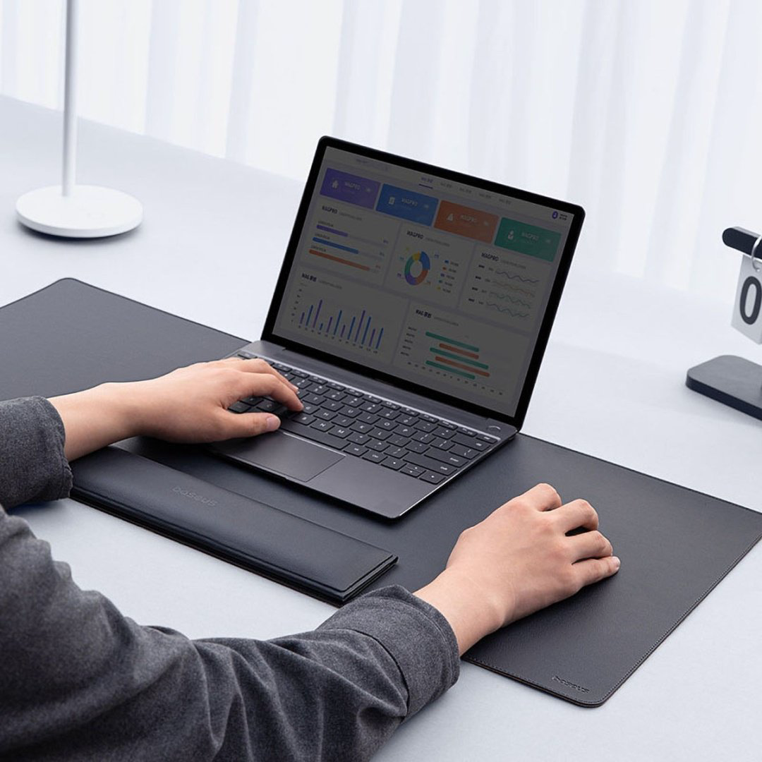 Коврик для мыши Baseus MagPro II Smart Desk Mat Basic Edition 340x770x2 черный купить,NaN