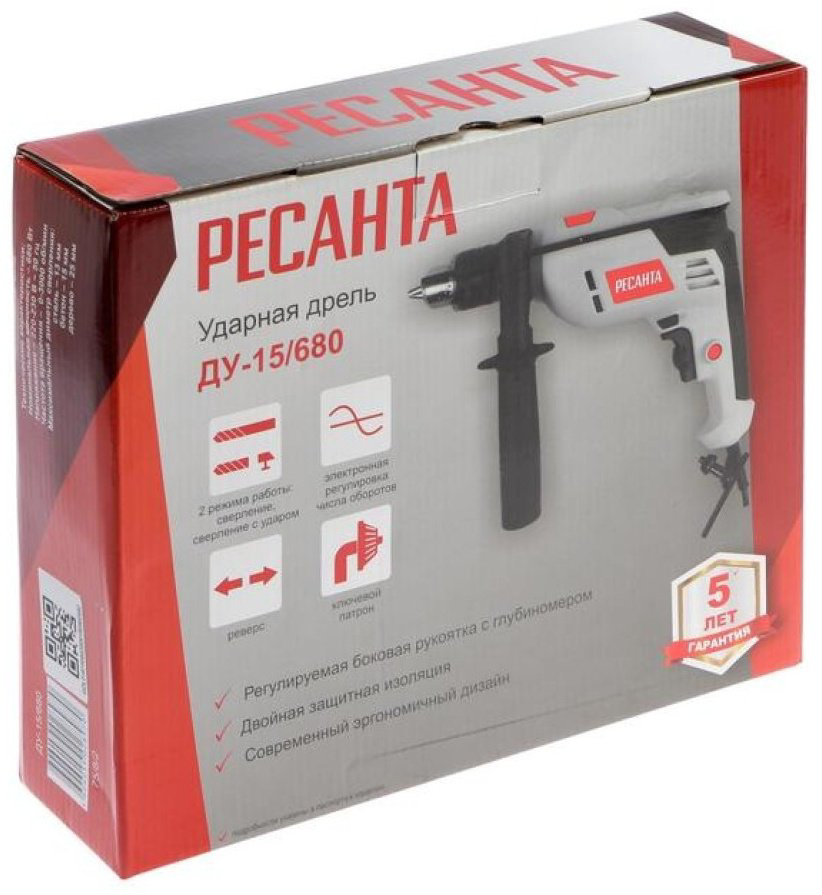 Ресанта дрель ДУ-15-680 купить,NaN