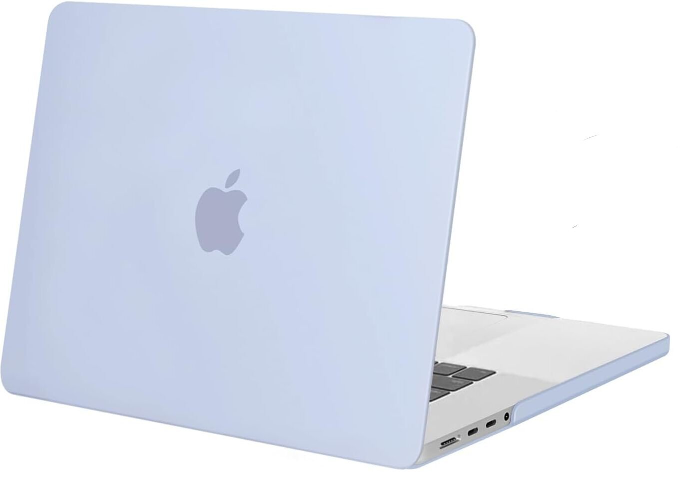 Чехол Hardshell Case Кейc на MacBook Pro 16.2″ HCS55 A3403/A3186/A2991/A2780/A2485 Голубой до 16.2" голубой