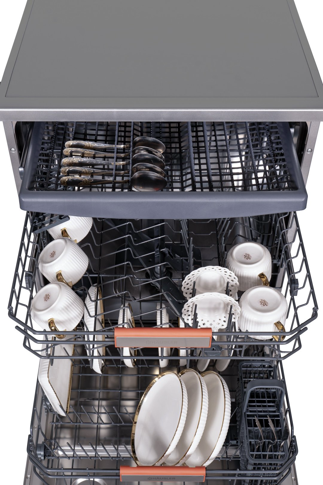 Посудомоечная машина HAUSLER DW14-FS8PIV стальной купить,NaN