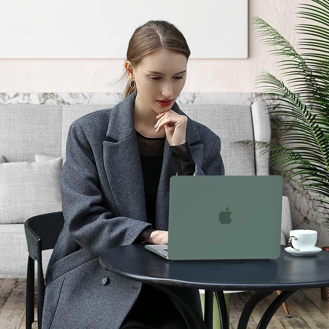 Чехол Чехол на MacBook Pro 16.2″ HCS56 A3403/A3186/A2991/A2780/A2485 Темно-зеленый до 16.2" зеленый купить,0