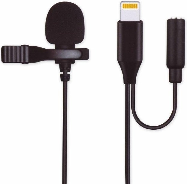 Микрофон Lavalier JH-041-A Lightning черный