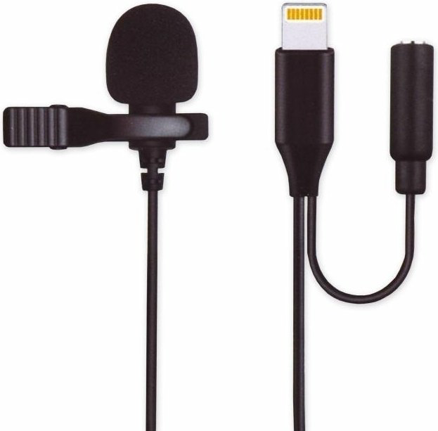 Микрофон Lavalier JH-041-A Lightning черный купить,NaN