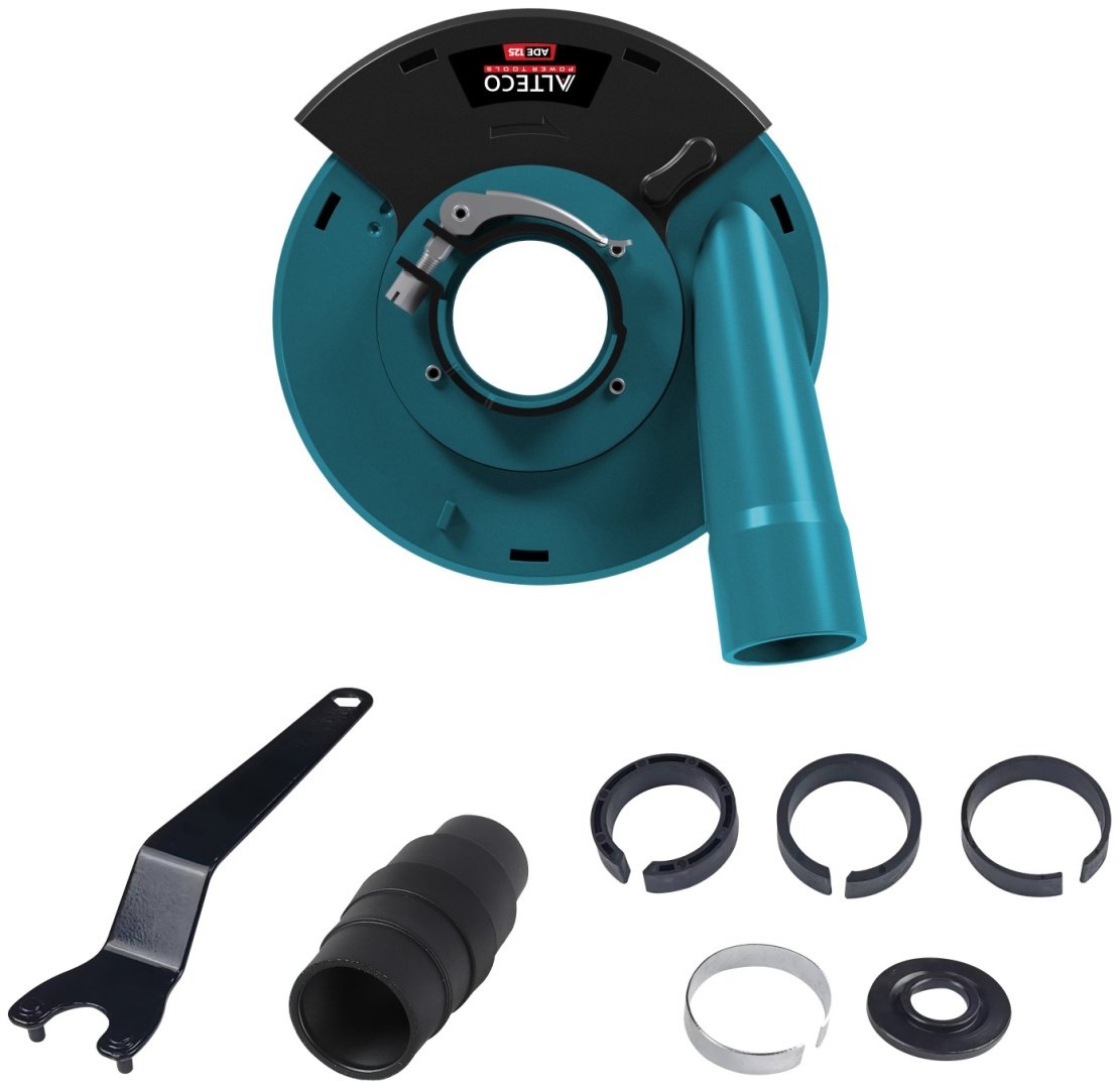 Шлифмашина угловая ALTECO AG 1400-125 ECS + кожух для пылеудаления ADE 125 68946 - ForteMarket Шлифмашина угловая ALTECO AG 1400-125 ECS + кожух для пылеудаления ADE 125 68946 купить,0