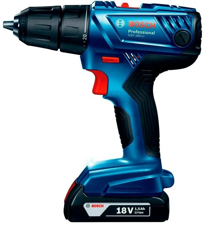 Аккумуляторный  шуруповерт Bosch  GSR 180-LI,  06019F8109 купить,NaN