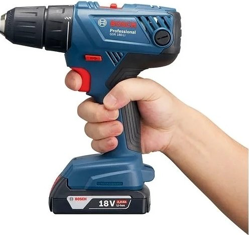 Аккумуляторный  шуруповерт Bosch  GSR 180-LI,  06019F8109 купить,NaN