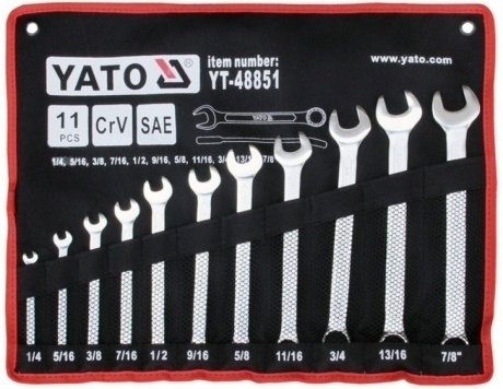 Набор универсальный 11 в 1 YATO YT-48851