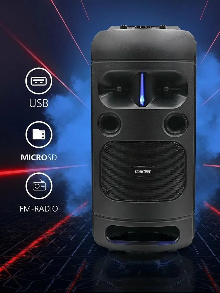 Портативная колонка Smartbuy ROCKET SBS-5100 черный купить,NaN