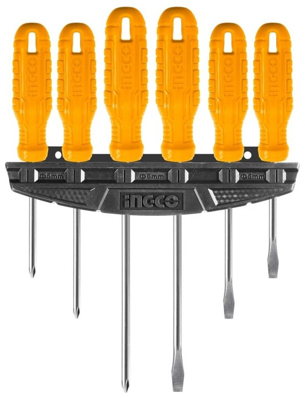 INGCO набор отверток HKSD0658, 6 шт.