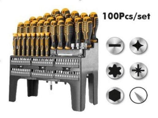 Набор универсальный 100 в 1 INGCO HKSD10028