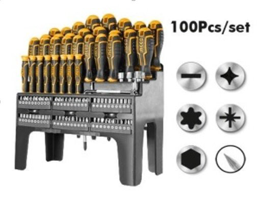 Набор универсальный 100 в 1 INGCO HKSD10028
