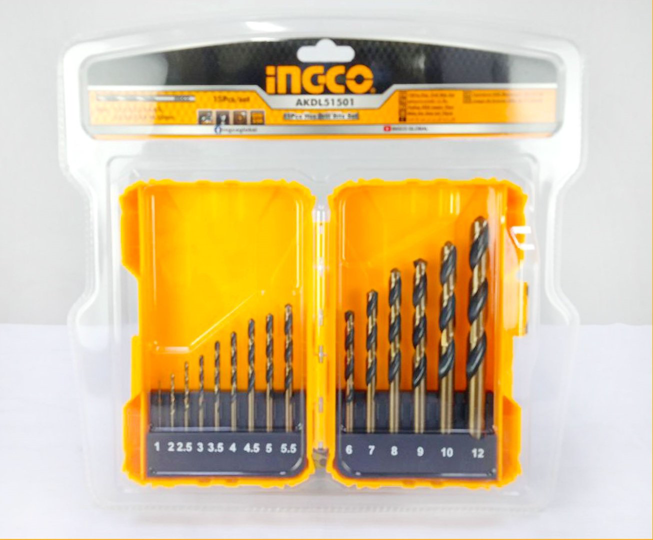 Набор универсальный 15 в 1 INGCO AKDL51501