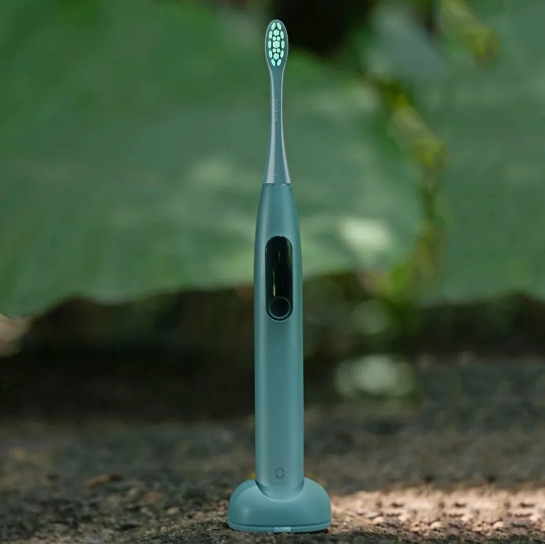 Электрическая щетка Xiaomi звуковая Oclean X Pro щетина средняя купить,0