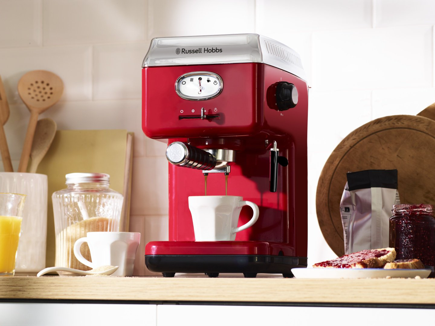 Кофеварка Russell Hobbs 28250-56 красный купить,178790
