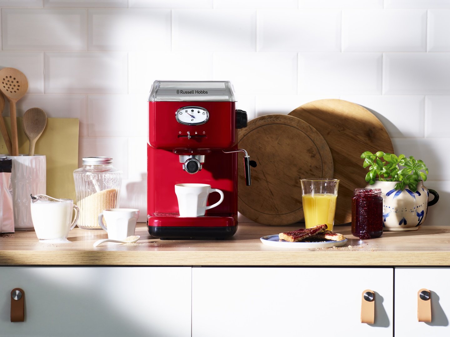 Кофеварка Russell Hobbs 28250-56 красный купить,0