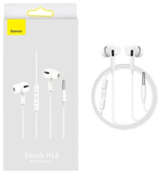 Наушники Baseus Encok H18 белый