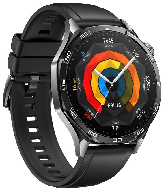 Смарт-часы Huawei Watch GT 5 46 мм черный - ForteMarket Смарт-часы Huawei Watch GT 5 46 мм черный купить,0