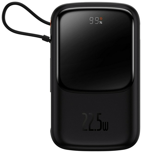 Внешний аккумулятор Baseus PPQD060101 10000 мАч черный