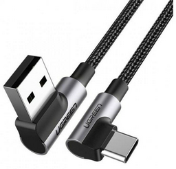 Кабель Ugreen USB TypeC (M), USB Type-A (M) черный