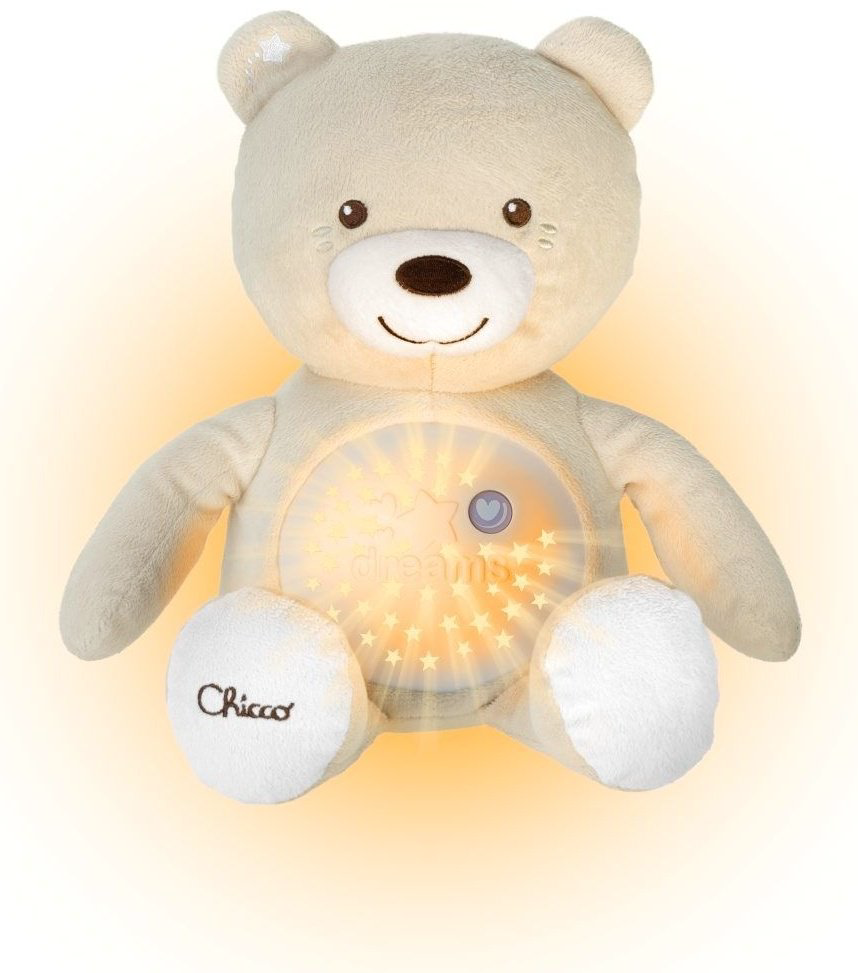 Chicco ночник Мишка, ткань, пластик купить,NaN