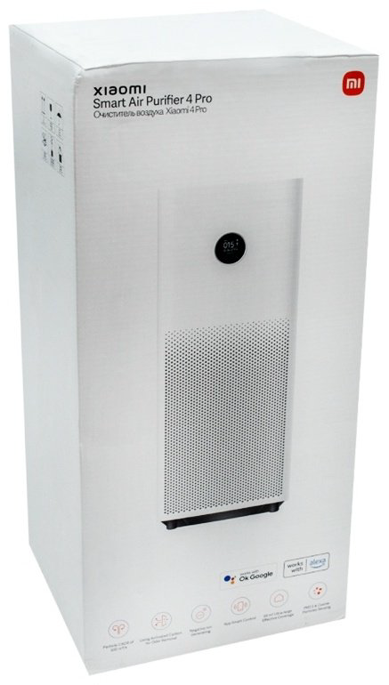 Очиститель воздуха Xiaomi Smart Air Purifier 4 Pro AC-M15-SC белый купить,143820