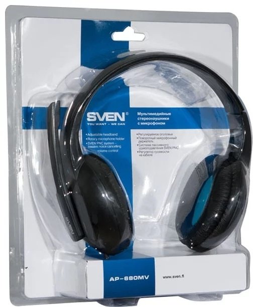 Наушники SVEN AP-680MV черный