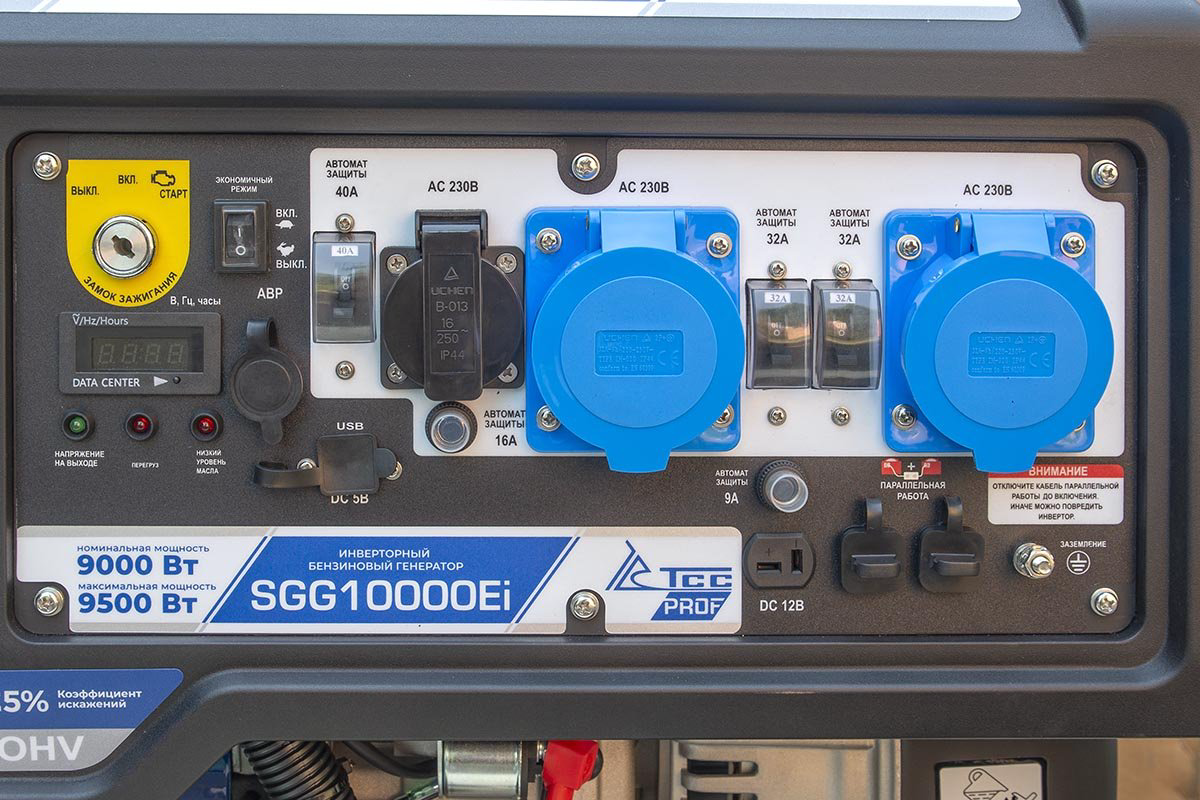 Электростанция бензиновая TSS 9 кВт 1 (220 В), SGG 10000EI купить,NaN
