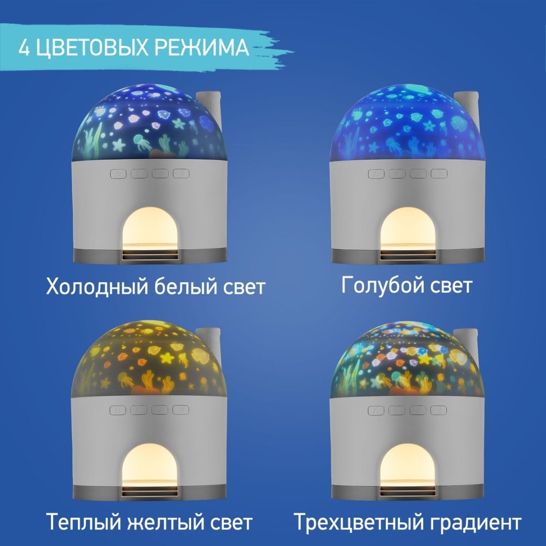 ROXY-KIDS ночник-проектор RSNW-001-W, пластик - ForteMarket ROXY-KIDS ночник-проектор RSNW-001-W, пластик купить,0