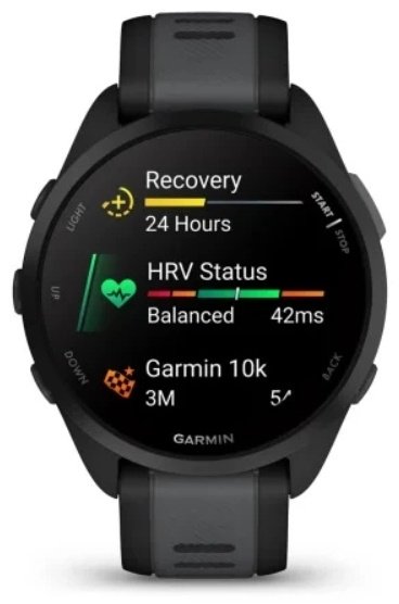 Смарт-часы Garmin Forerunner 165 черный-серый - ForteMarket Смарт-часы Garmin Forerunner 165 черный-серый купить,0