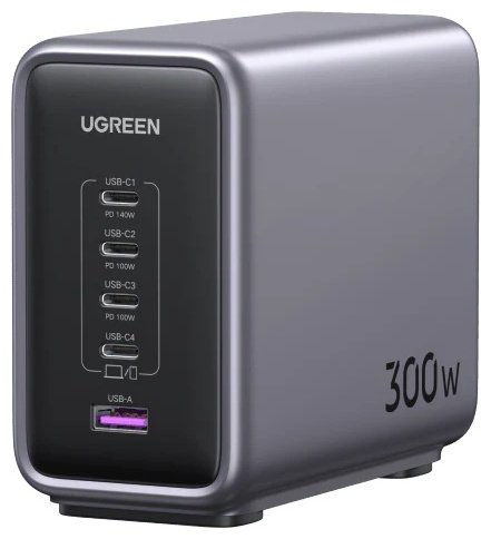 Зарядное устройство Ugreen Nexode 300W 5-Port PD Gan Fast Charger серый купить,NaN