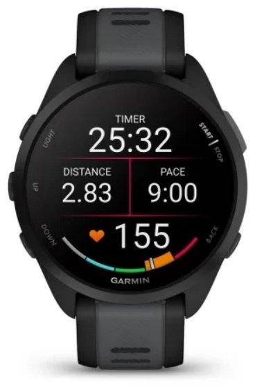 Смарт-часы Garmin Forerunner 165 черный-серый - ForteMarket Смарт-часы Garmin Forerunner 165 черный-серый купить,158906