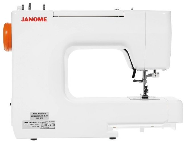Швейная машина Janome Juno 5025 S белый, оранжевый - ForteMarket Швейная машина Janome Juno 5025 S белый, оранжевый купить,113002