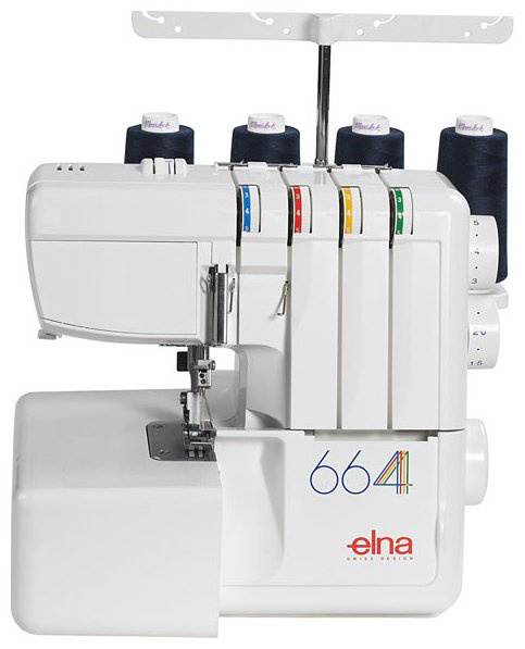 Оверлок Elna 664 белый купить,245294