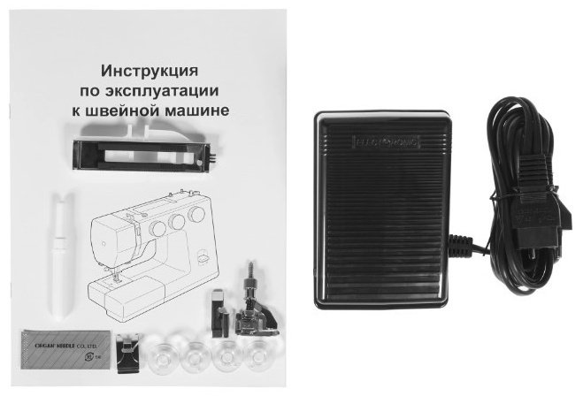 Швейная машина Janome Juno 5025 S белый, оранжевый - ForteMarket Швейная машина Janome Juno 5025 S белый, оранжевый купить,0