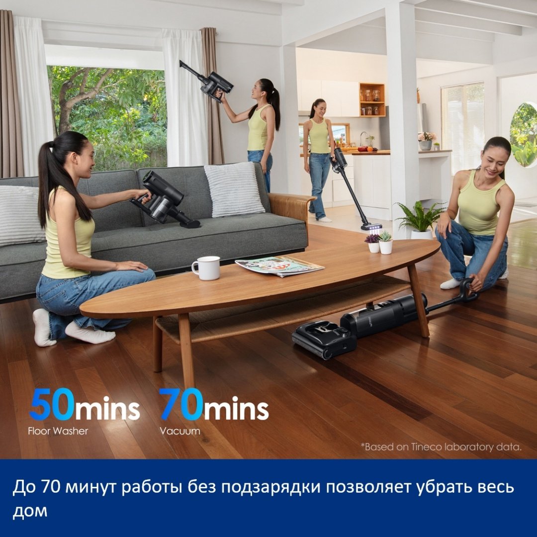 Пылесос Tineco Switch S7 Stretch черный - ForteMarket Пылесос Tineco Switch S7 Stretch черный купить,0
