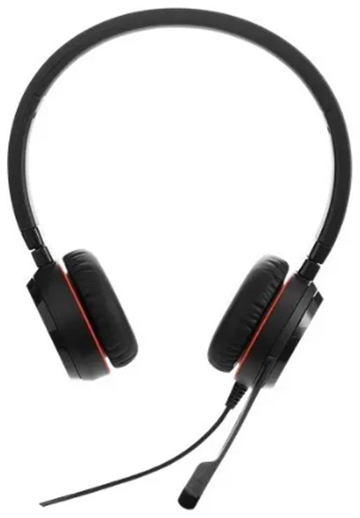 Наушники Jabra EVOLVE 20 SE Stereo MS USB C/A adapter Leather черный купить,36180