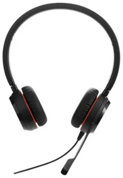 Наушники Jabra EVOLVE 20 SE Stereo MS USB C/A adapter Leather черный купить,36180