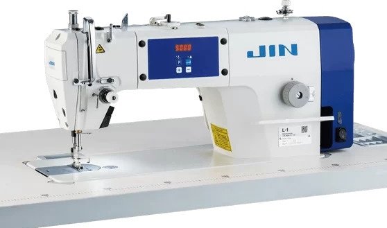 Швейная машина JIN L1-BA белый, синий