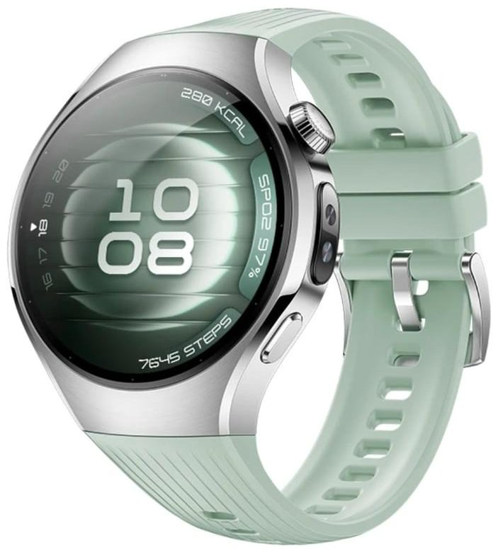 Смарт-часы Huawei Watch 5 42 мм серебристый-зеленый купить,NaN
